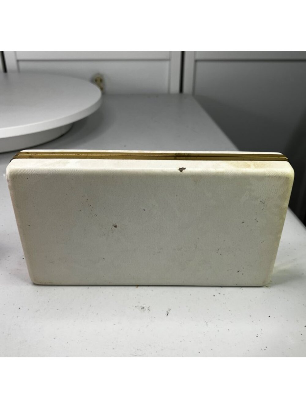 Vintage Mele Jewelry Travel Case Hinged Hard Clamshell From 1950s - Picture 15 of 16